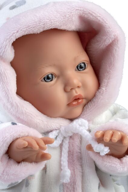 Llorens 63313 LITTLE BABY - realistická bábika bábätko s mäkkým látkovým telom - 32 cm