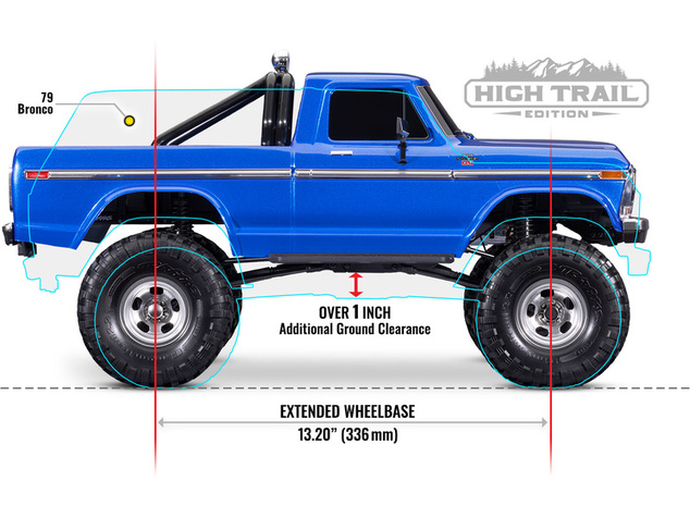 Traxxas TRX-4 Ford F-150 Ranger XLT 1:10 RTR hnedá metalíza