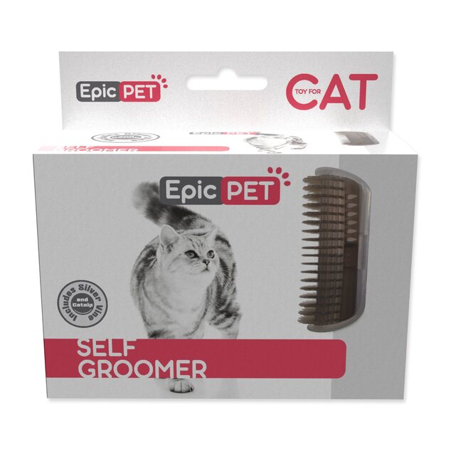 Hrebeň Epic Pet solf-groomer na rohy pre samo-masírovanie a česanie 8x12x5cm