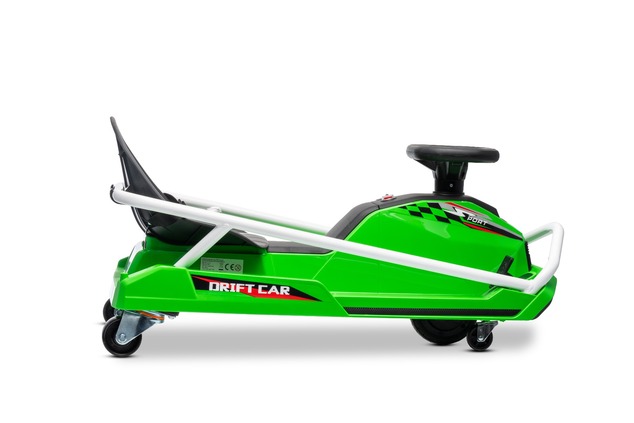 Beneo Motors Go-Kart da drift 24V, verde, 300W Motore Brushless, Batteria al litio, D