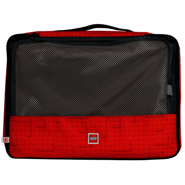 LEGO Brick Dots Red - juego de organizadores de viaje, 3 piezas