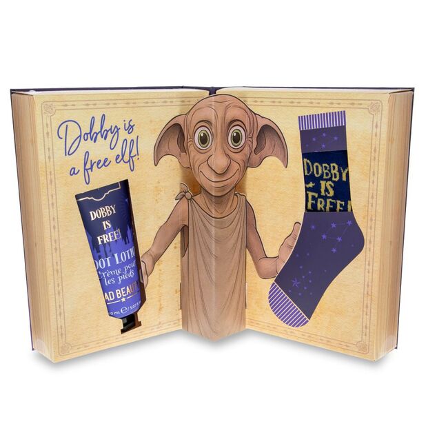 MAD BEAUTY Sada péče o nohy Harry Potter Dobby Máta 1x 150ml, 1 pár ponožek (vel