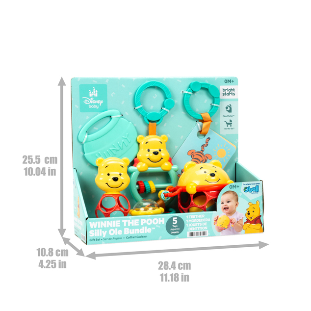 DISNEY BABY Poklon set multisenzorni Disney Baby Winnie the Pooh, 0m+