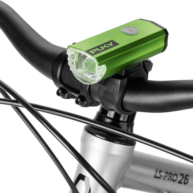 PUKY Sada svetiel na bicykel Puky Lumi green