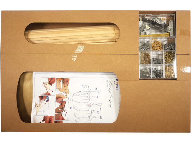 OCCRE Amerigo Vespucci 1:100 + plachty Kit