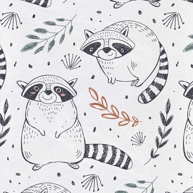 CEBA Podložka prebaľovacia cestovná 60 x 40 cm Raccoon