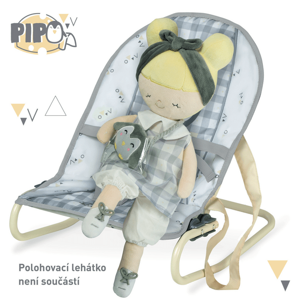 DeCuevas 20147 Plyšová bábika PIPO - 36 cm