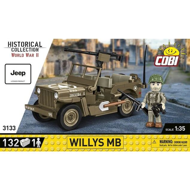 Cobi II WW Willys MB, 1:35, 132 k, 1 f