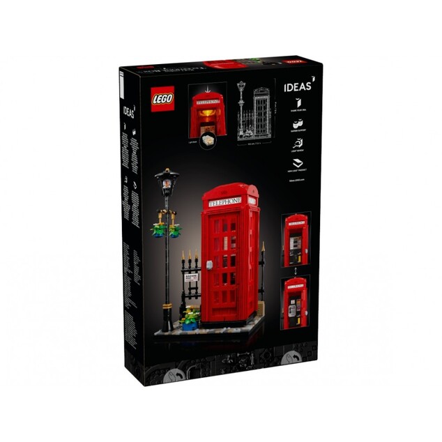 LEGO® Ideas 21347 Červená londýnská telefonna búdka