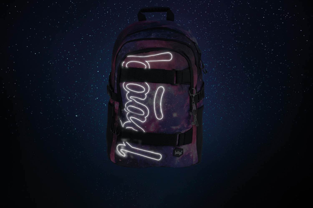 BAAGL SADA 3 Skate Galaxy: batoh, peračník, vrecko