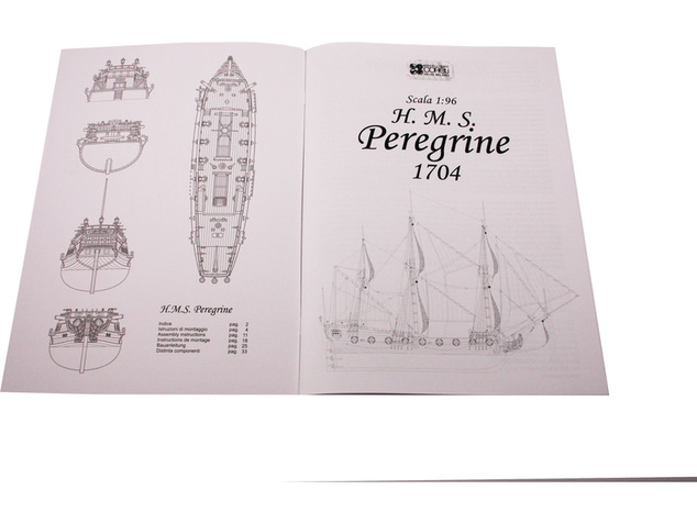 COREL HMS Peregrine 1749 1:96 kit