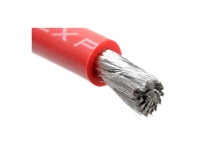 Kábel so silikónovou izoláciou Powerflex 8AWG červený (1m)