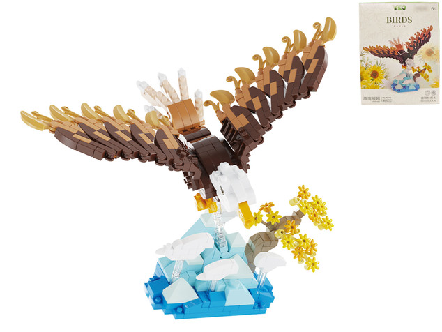 Kit de construction aigle 489 pcs