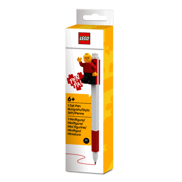 LEGO Zselés toll minifigurával, piros