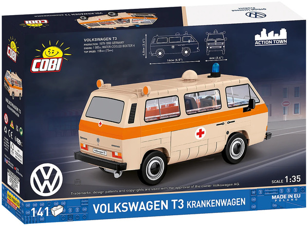 Cobi Volkswagen T3 Hitna pomoć, 1:35, 146 k