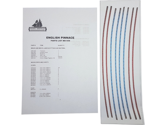Model Shipways English Pinnace 1:24 kit
