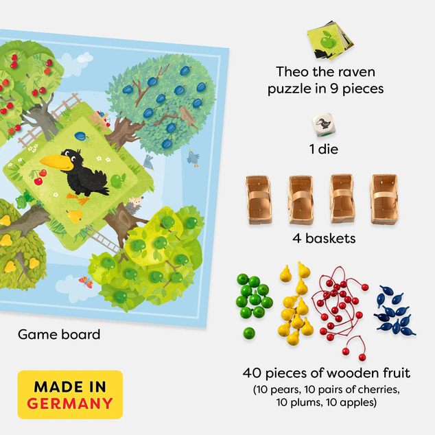 Haba Gioco cooperativo per bambini Frutteto dai 3 anni