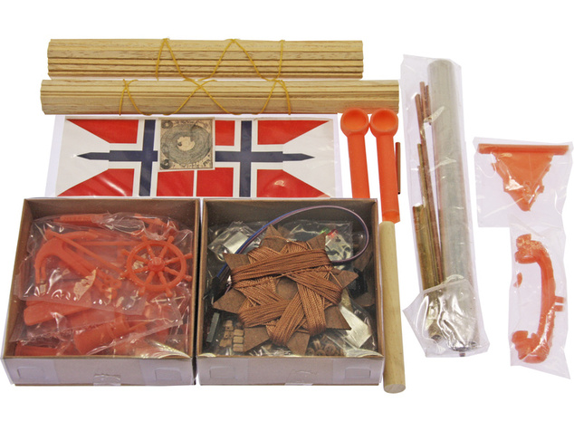 Modell-Tec Fram I. výskumná polárna loď 1:50 kit