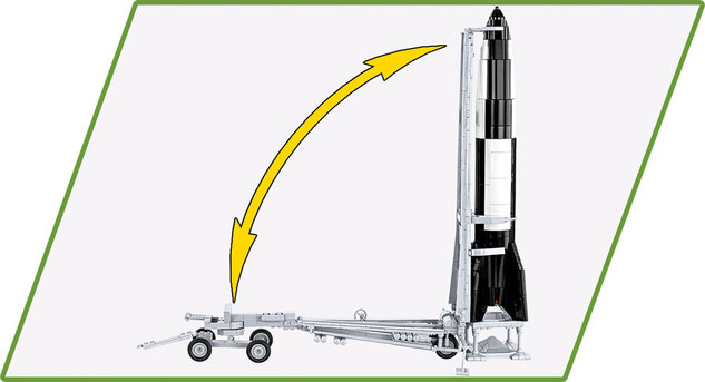 Cobi II WW V2 Rocket &amp; Transporter, 1:35, 1210 k, 1 f, EXECUTIVE EDITION
