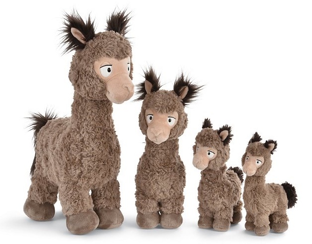 NICI Plüsch Lama Alpaka Chic Paka 20cm, GRÜN