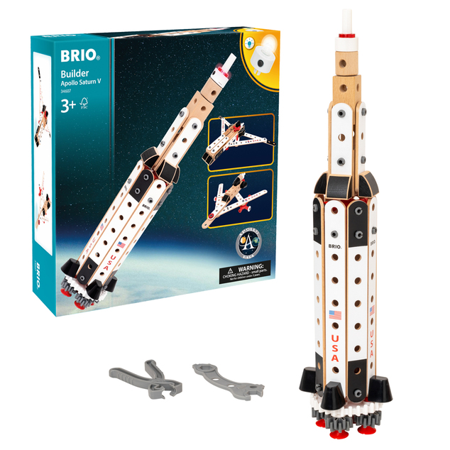 Stavebnica BRIO BUILDER NASA Apollo Saturn V
