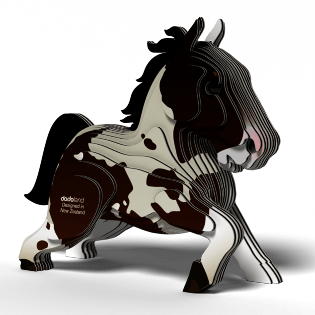 EUGY Pferd 3D Kartonpuzzle