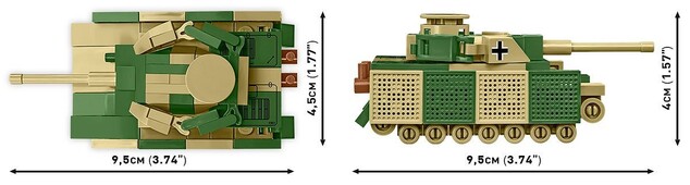 Cobi Panzer IV Ausf J, 1:72, 128 k
