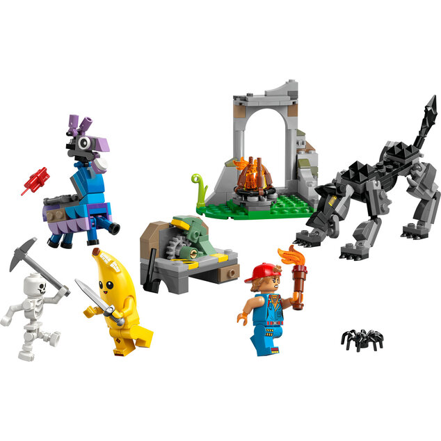 LEGO® Fortnite 77075 Peely a Sparkplug a ich táborisko