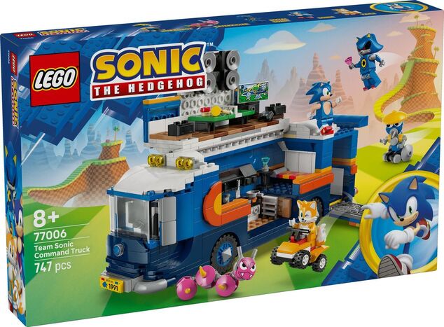 LEGO® Sonic the Hedgehog 77006 Veliteľské vozidlo tímu Sonic