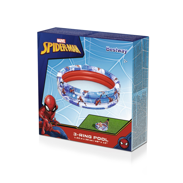 Bestway Aufblasbares Planschbecken - Spiderman, Ø 122 x 30 cm