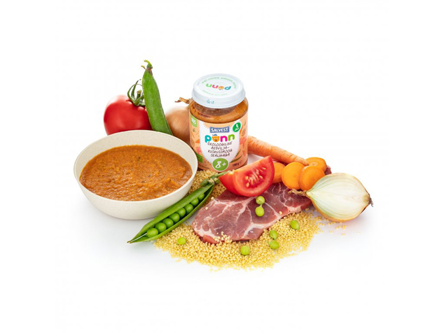 SALVEST Ponn BIO Schweinefleisch mit Couscous und Gemüse 190 g