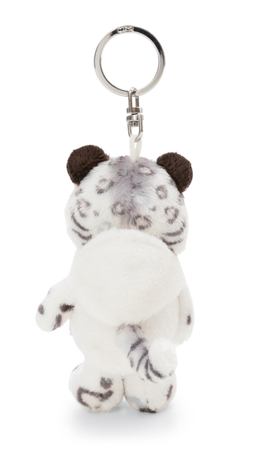 NICI GREEN Portachiavi Leopardo delle nevi Eleni Snowbell, 10 cm