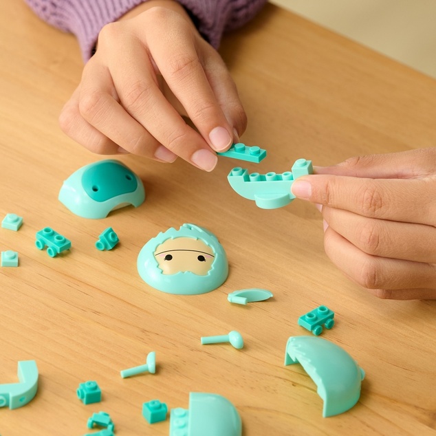SQUISHMALLOWS stavebnica BLDR – Sada 4 postavičiek