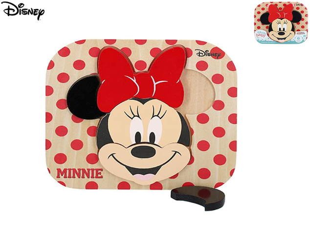 Minnie puzzle drevené 22x20