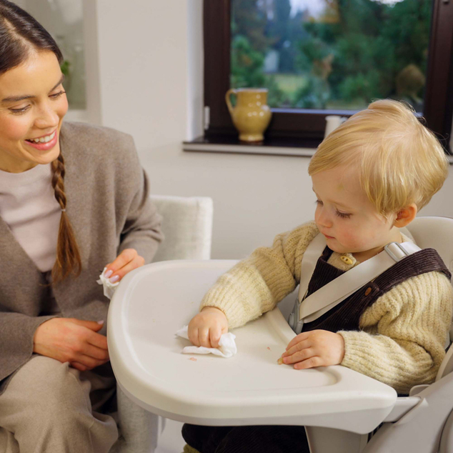 KINDERKRAFT Jedálenská stolička Tino Grey