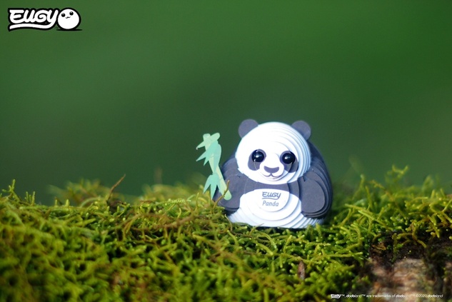 EUGY Panda 3D kartonová skládačka