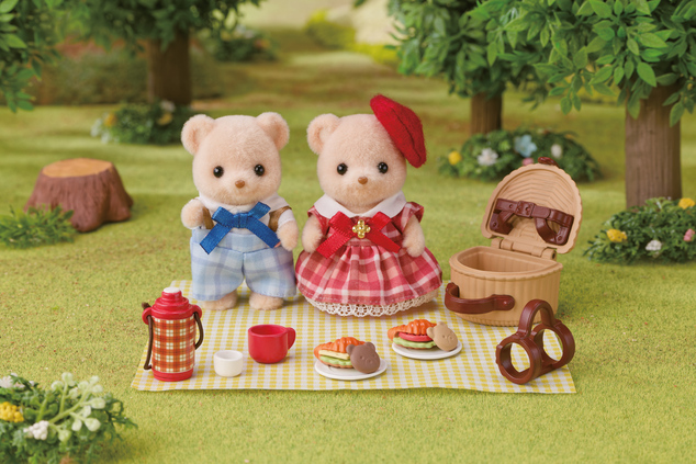 Sylvanian Families Piškotni medvedki sestra in brat na pikniku