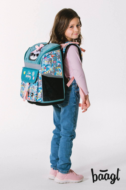 BAAGL SET 3 Zippy Perezoso: mochila, estuche, bolsa