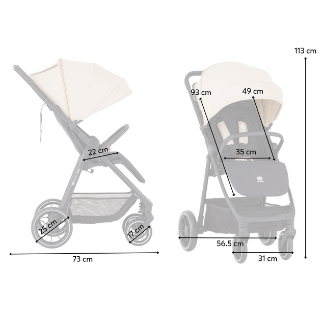 PETITE&amp;MARS Sport babakocsi Nox Ocean Blue