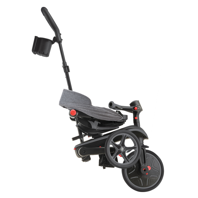Globber trojkolka Explorer Trike Foldable  4in1 Black-Grey