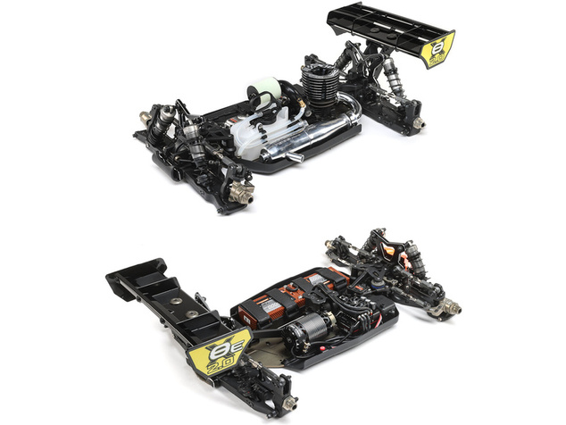 Kit da corsa TLR 8ight-X/E 2.0 Combo Nitro/Buggy elettrico 1:8 4WD