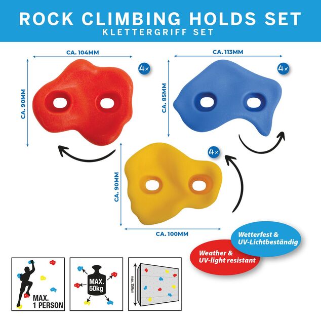 Schildkröt – set di prese da arrampicata per bambini