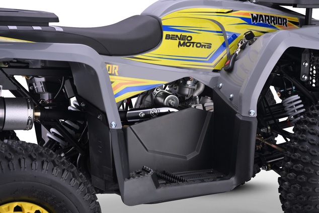 Benzínová štvorkolka pre deti Beneo Motors WARRIOR žltá - 125cm3