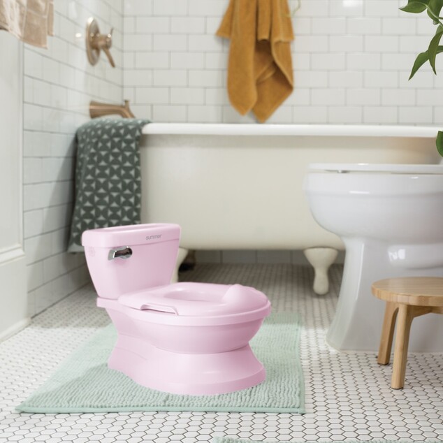 INGENUITY Kinder-Toilette mit Geräusch My Size™ Rosa