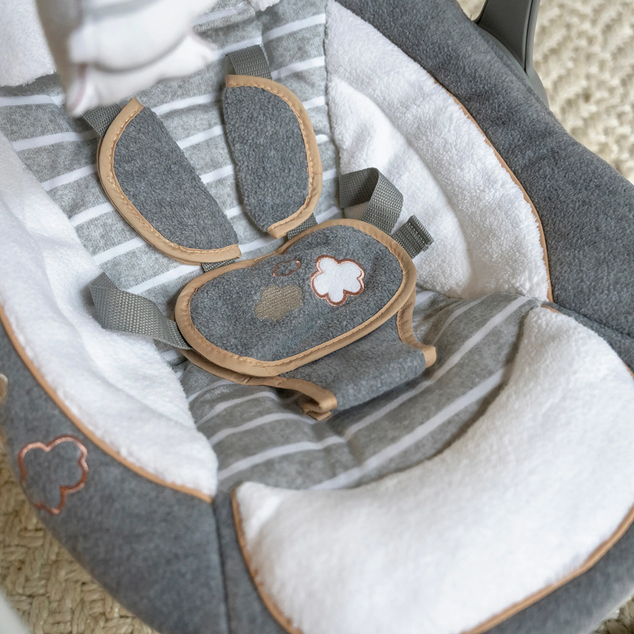 INGENUITY Altalena convertibile da viaggio con melodia Bella Teddy™ 0m+ fino a 9kg