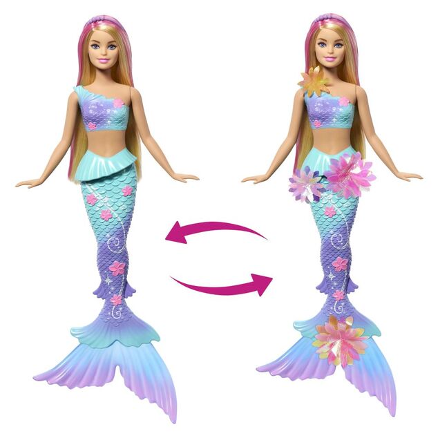 Barbie kúzelná kvetinová morská panna - Blondýnka
