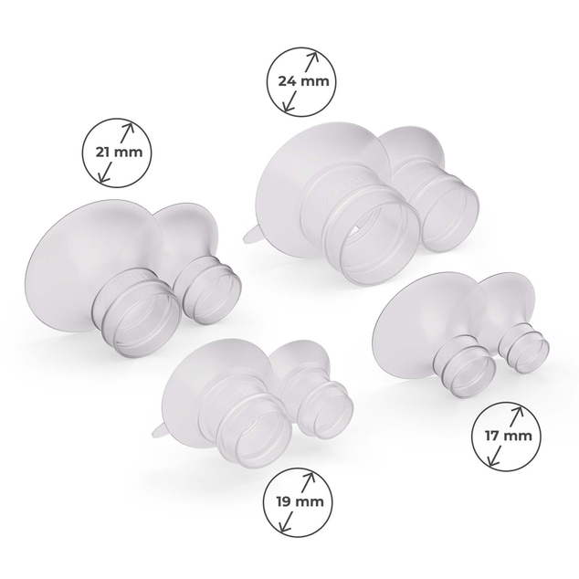 KINDERKRAFT Extractor de leche materna Double Hands-free Gentle Flow Pink