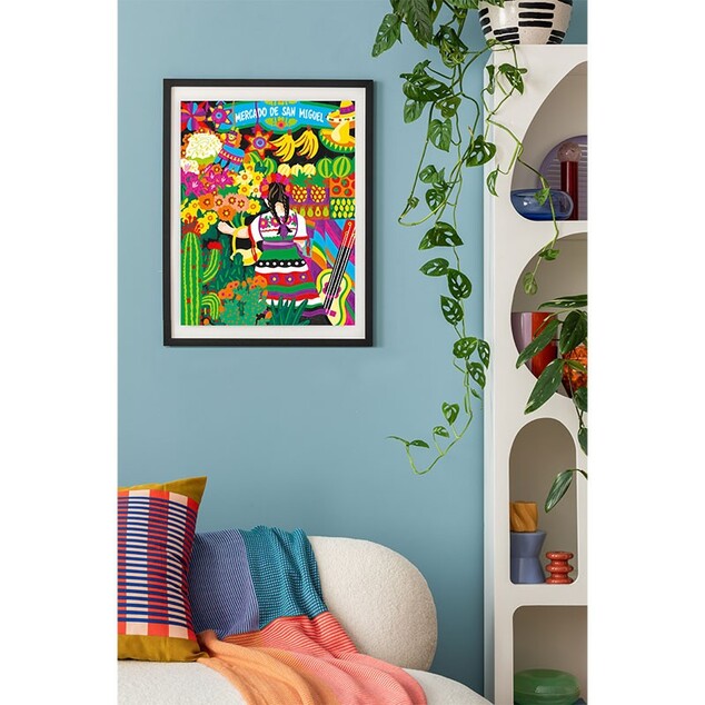 SENTOSPHERE PALETTE D'ARTISTE Maľovanie podľa čísel Mexický trh