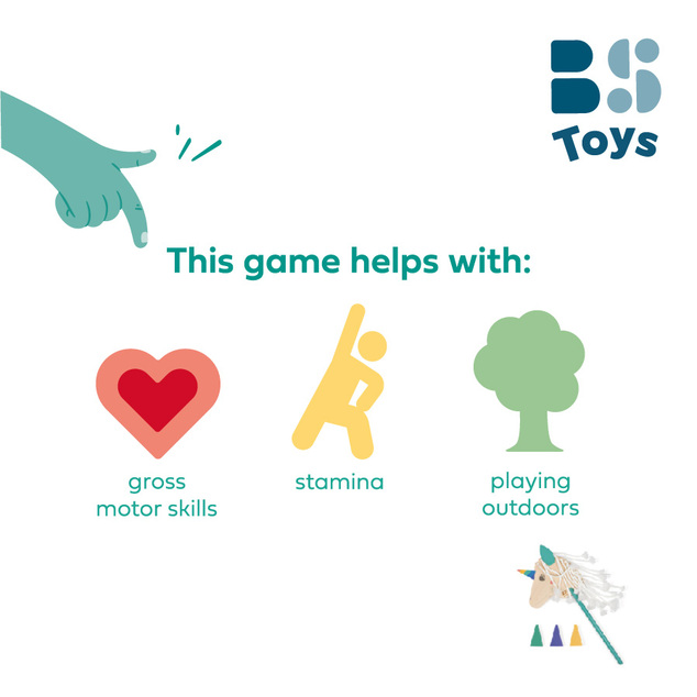 BS Toys Hobby koník - jednorožec