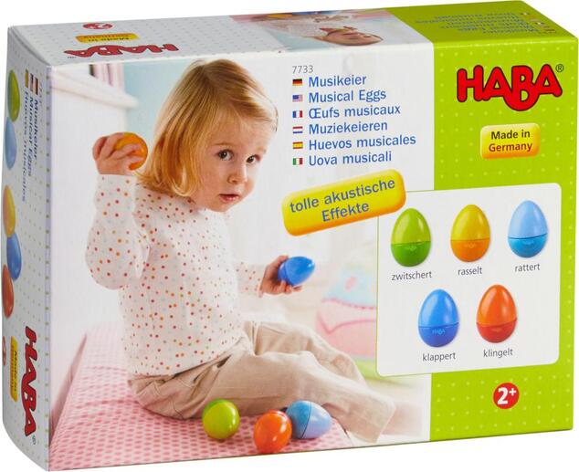 Haba Drevená hračka Zvukové vajíčka